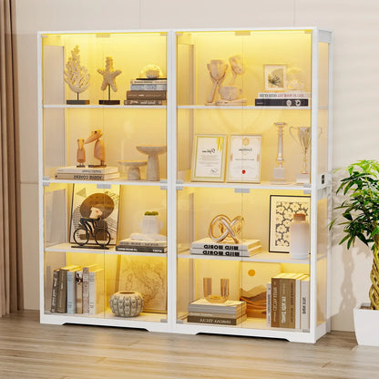 BROTTAR Curio Cabinet with Motion Sensor-White